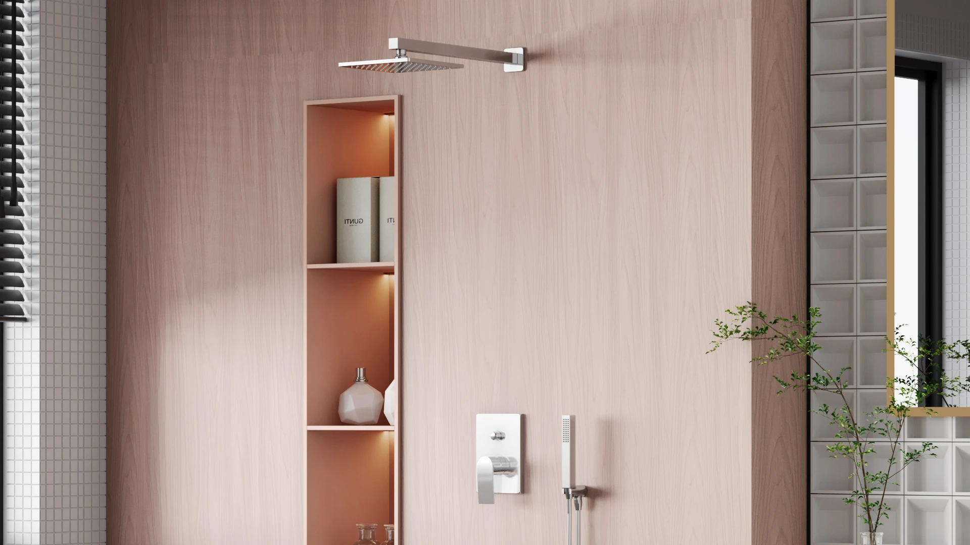 PHANTOM Single lever concealed shower mixer - Royal Pagoni lifestyle image