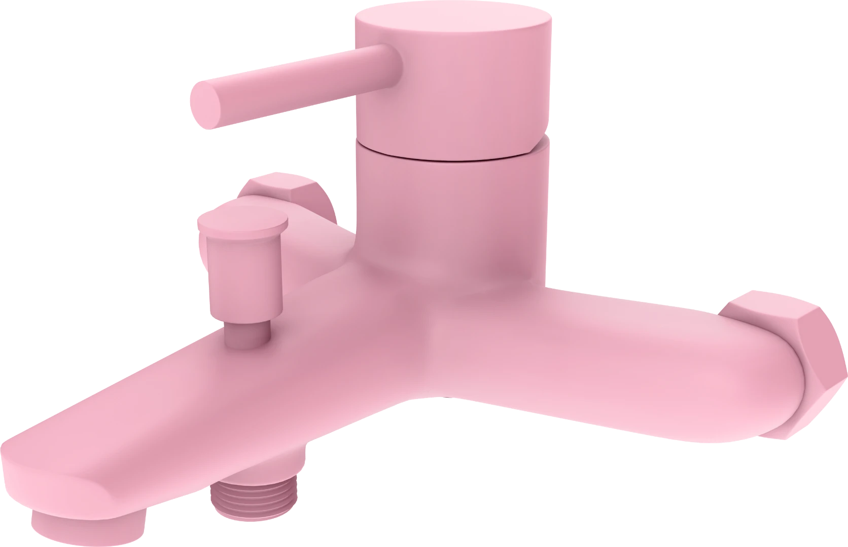 NIOM Single lever Bath / shower mixer - Blush Pink - Pink - Sez Industries