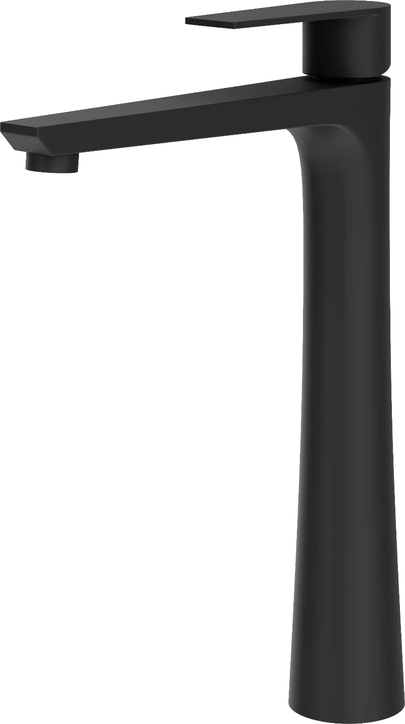 VEGAS Single lever Basin mixer (Tall) - Luxe Black - Black - Sez Industries