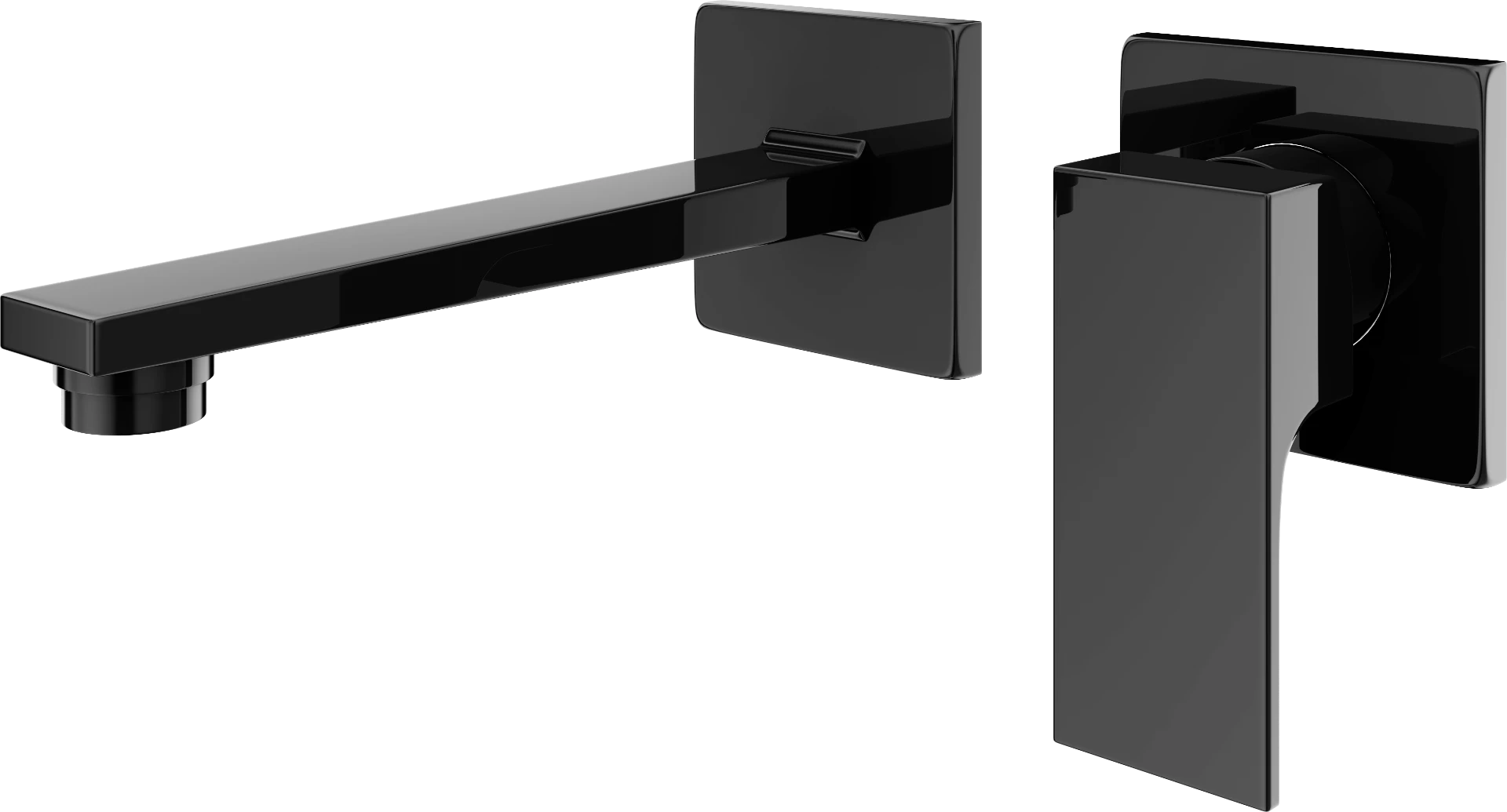 PHANTOM Single lever concealed Basin mixer - Noir Black - Black - Sez Industries